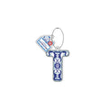 O‑Moon × Hangyodon Bubble Letter Keychain – T