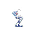 O‑Moon × Hangyodon Bubble Letter Keychain – Z