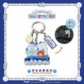 O‑Moon × Hangyodon Zinc Alloy Keychain - Nautical‑Style