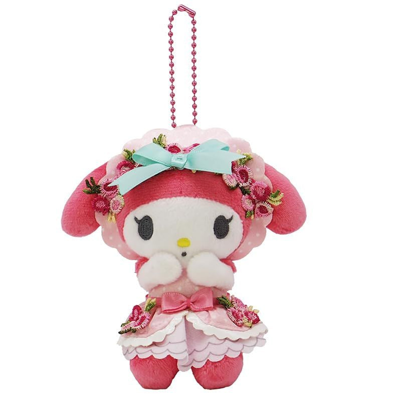 Sanrio Mascot Holder – My Melody MM (50th Anniversary Flower Dress Pink)
