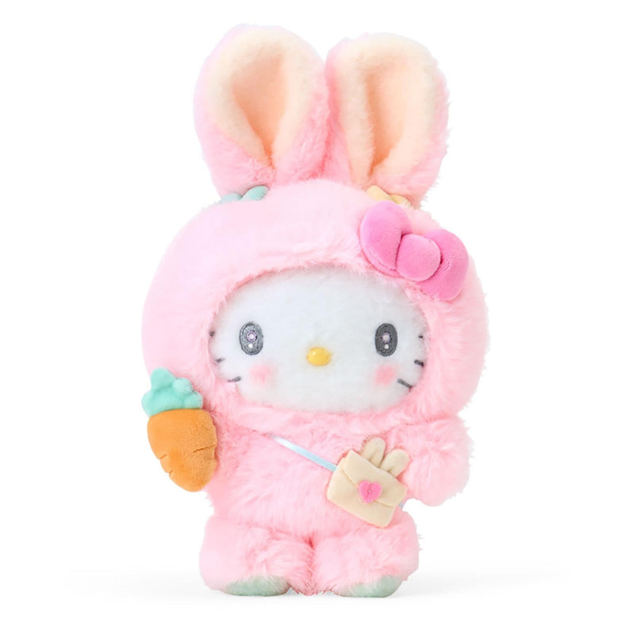 Sanrio Hello Kitty KT Fluffy Eared Rabbit Club Plush Toy