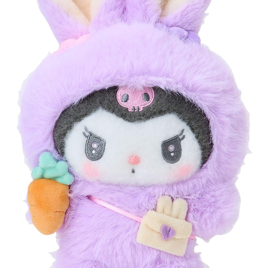 Sanrio Kuromi KU Fluffy Eared Bunny Club Plush Toy