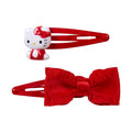 Sanrio Hello Kitty KT Red Hair Clip Set