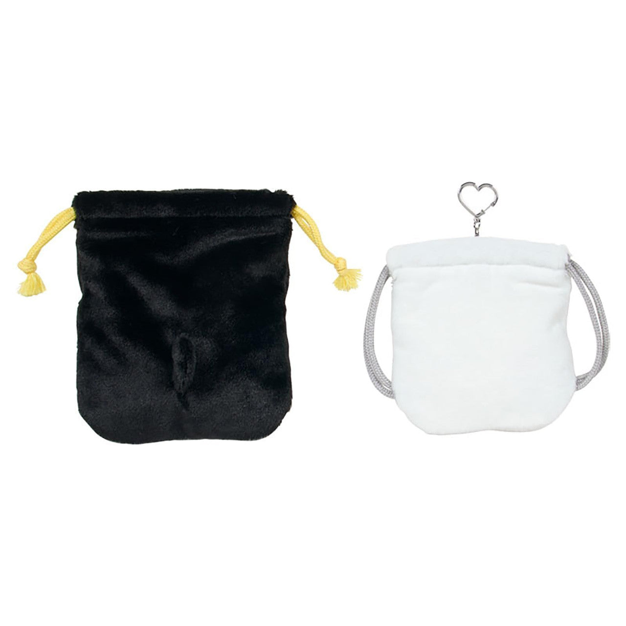 Sanrio Bad Badtz‑Maru XO Drawstring Pouch 2‑Piece Set – Together With Beloved Friends