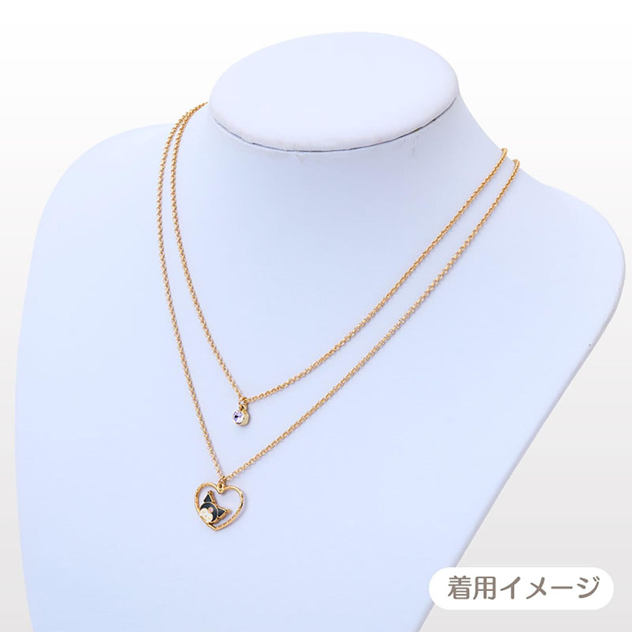 Sanrio Kuromi Necklace 2‑Piece Set