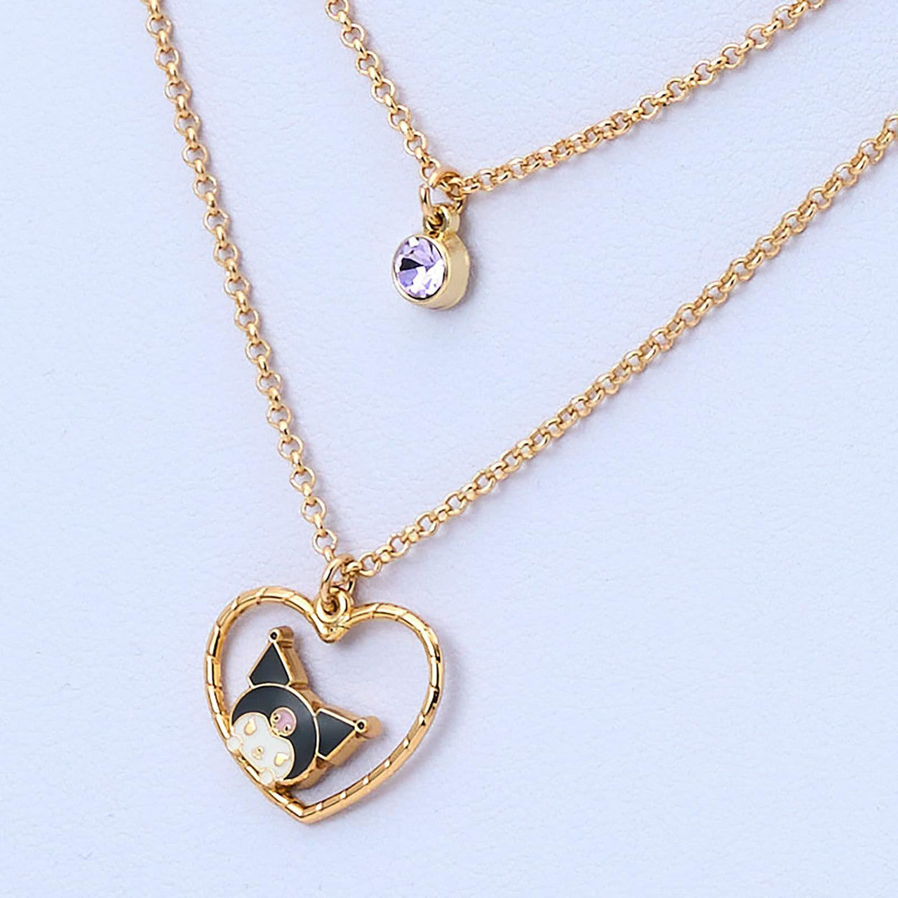Sanrio Kuromi Necklace 2‑Piece Set