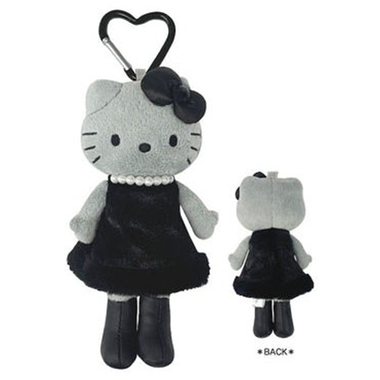 Sanrio Style Up Mascot – Hello Kitty KT (Black Angel Grey × Black Dress)