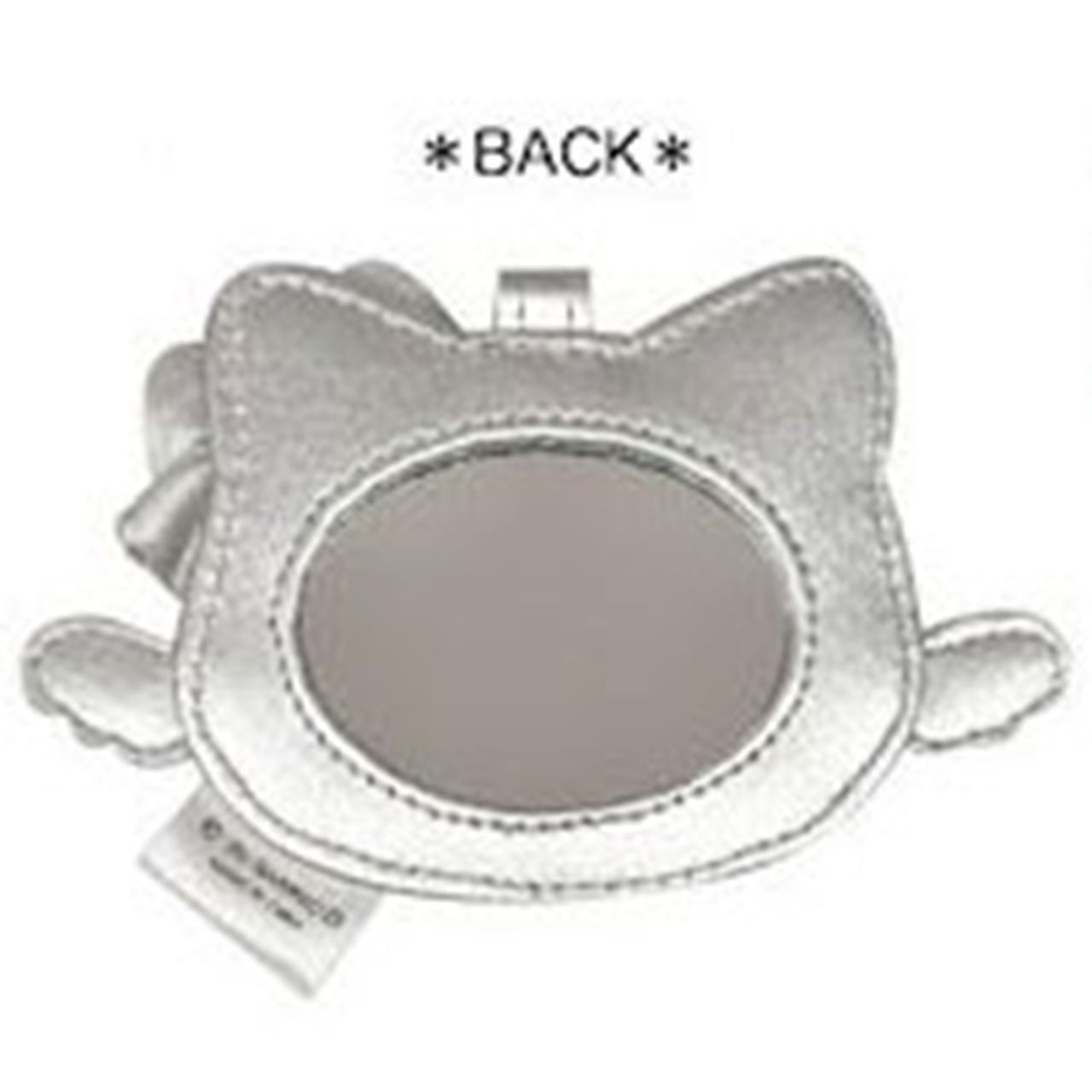Sanrio Hello Kitty KT Mirror Bag Charm – Black Angel Silver