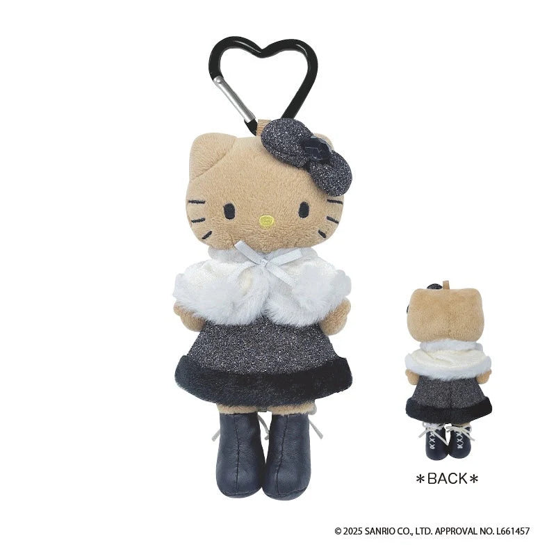 Sanrio Hello Kitty KT Style‑Up Mascot Keychain – Poncho Outfit