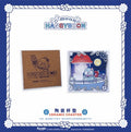 O‑Moon × Hangyodon Ceramic Coaster – Design 5