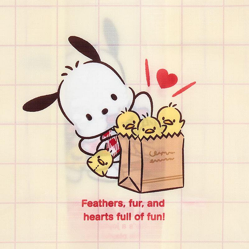 Sanrio Pochacco PC Eco Bag with Case – Friendship Design