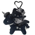 Sanrio Hello Kitty KT Premium Mascot Keychain – Pegasus Black (Black Angel)