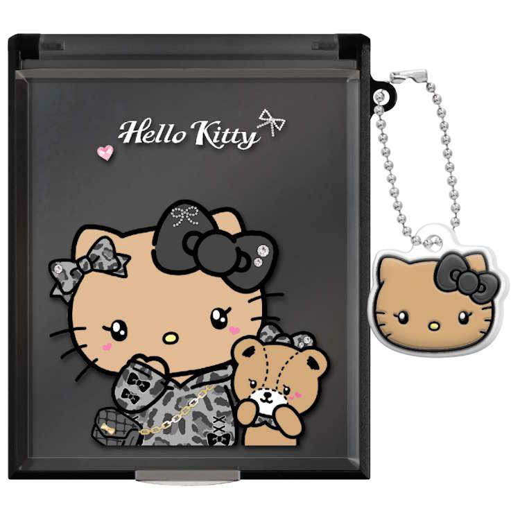 Sanrio Hello Kitty KT Mascot Compact Mirror – Black Style (M Size)