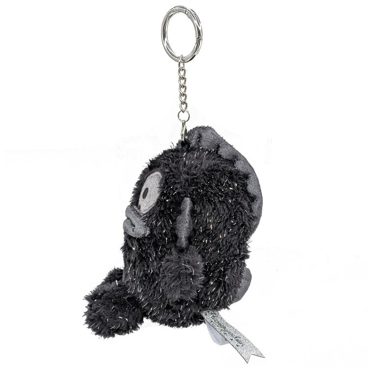Sanrio Hangyodon HG Mascot Keychain – Black Birthday