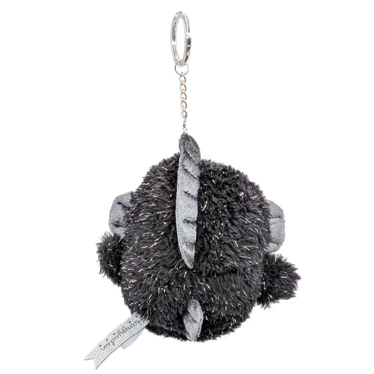 Sanrio Hangyodon HG Mascot Keychain – Black Birthday