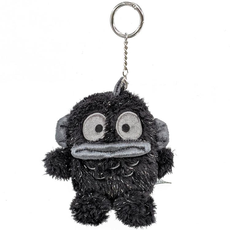 Sanrio Hangyodon HG Mascot Keychain – Black Birthday