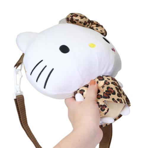 Hello Kitty KT Carry‑On Shoulder Bag – Gyarurīnu Leopard