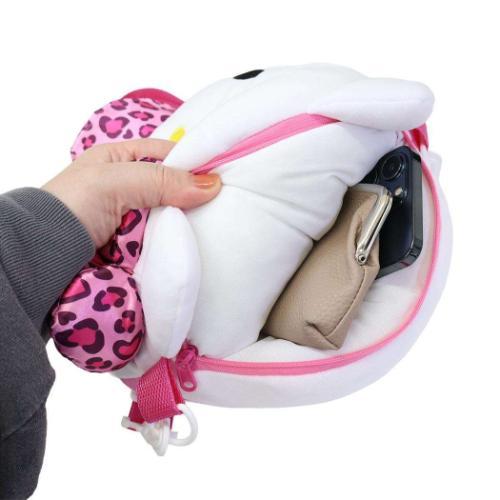Hello Kitty KT Carry‑On Shoulder Bag – Heart Leopard (Gyarurīnu Series)