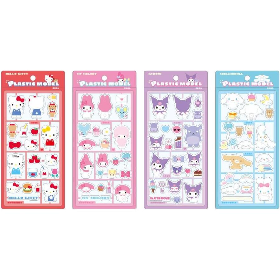 Sanrio Characters Plastic‑Model Style Sticker – Kuromi