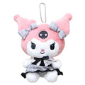 Sanrio Kuromi KU Black Graph Mini Plush with Ball Chain