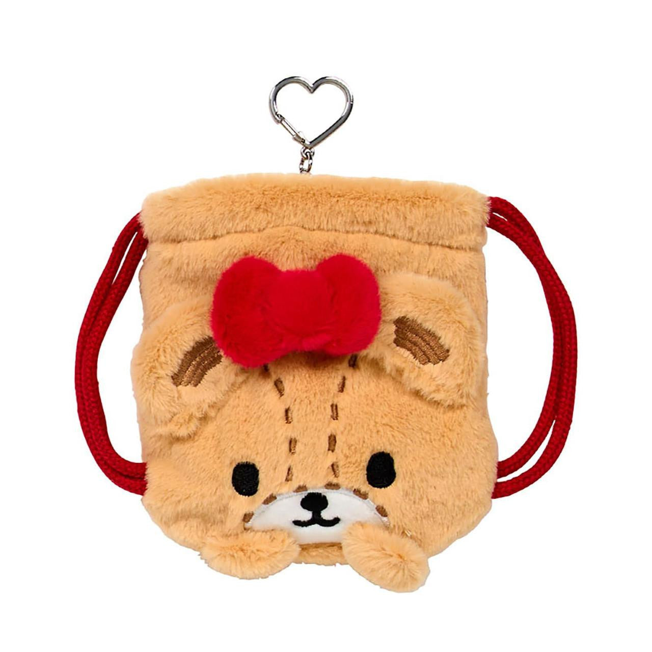 Sanrio Hello Kitty KT Drawstring Pouch 2‑Piece Set – Together With Beloved Friends