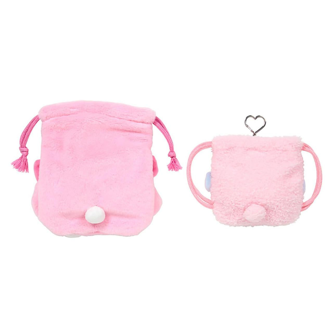 Sanrio My Melody MM Drawstring Pouch 2‑Piece Set – Together With Beloved Friends