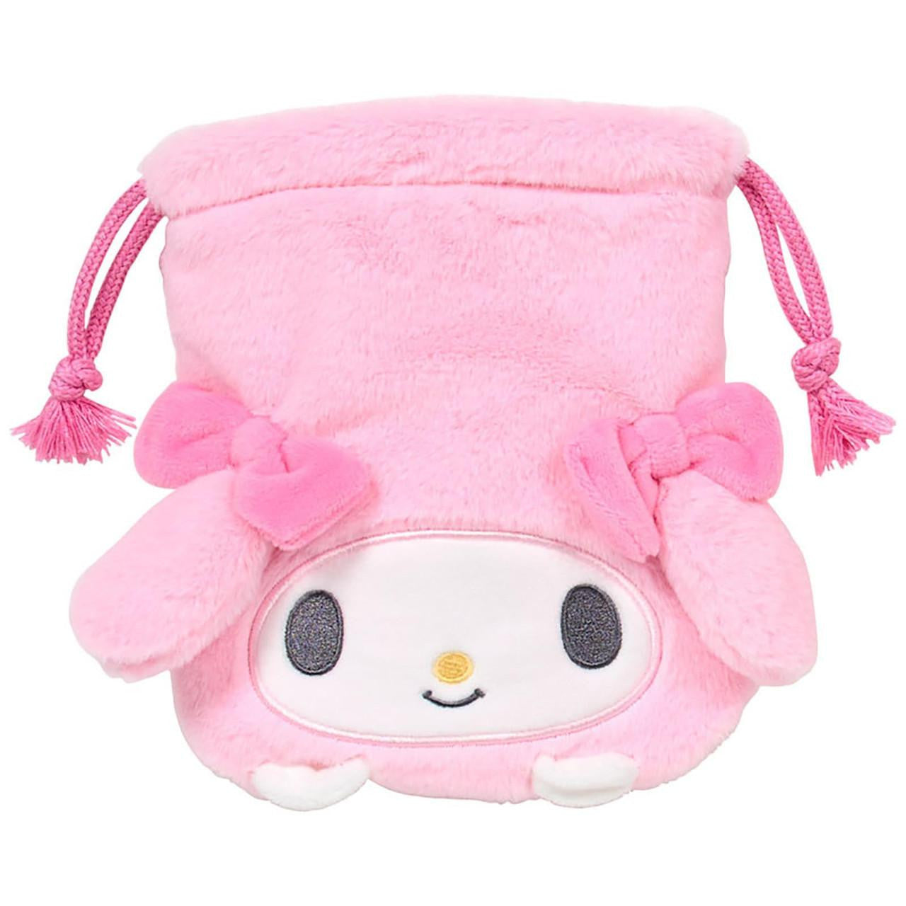 Sanrio My Melody MM Drawstring Pouch 2‑Piece Set – Together With Beloved Friends