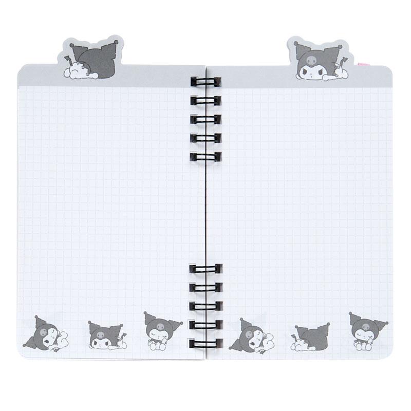 Sanrio Kuromi KU Ring Notebook with Elastic Band