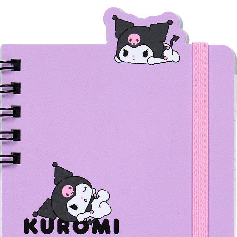 Sanrio Kuromi KU Ring Notebook with Elastic Band
