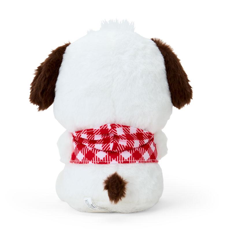 Japan Sanrio Original Plush Toy – Pochacco PC Loves Pee‑chans (Happy Birthday)