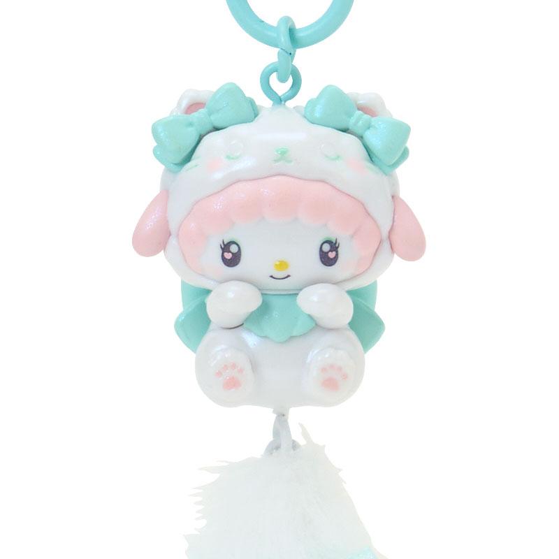 Sanrio My Sweet Piano MP Dangling Pom‑Pom Mascot Strap – Milky Kitten