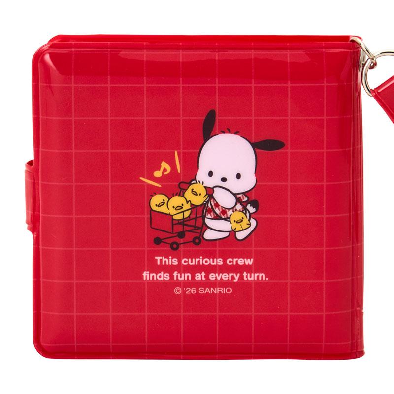 Sanrio Pochacco PC Loves Pi‑chanz Vinyl Wallet with Strap