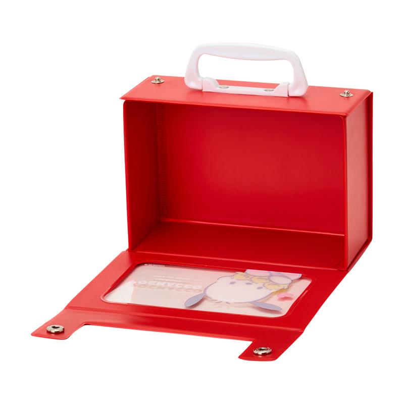 Japan Sanrio Original Trunk Case – Pochacco PC Loves Pee‑chans (Happy Birthday)
