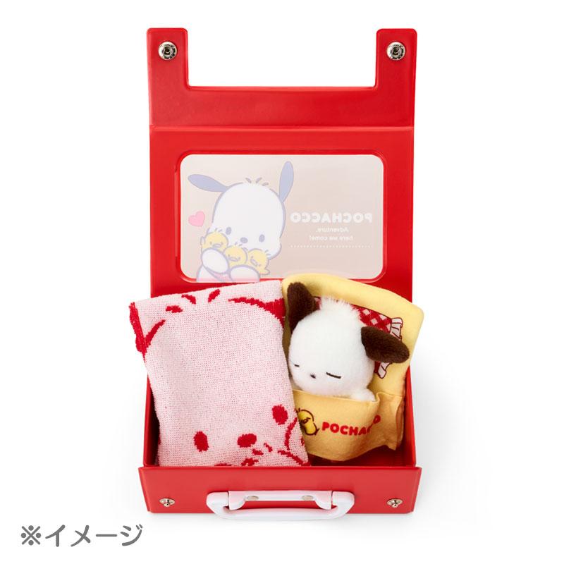 Japan Sanrio Original Trunk Case – Pochacco PC Loves Pee‑chans (Happy Birthday)
