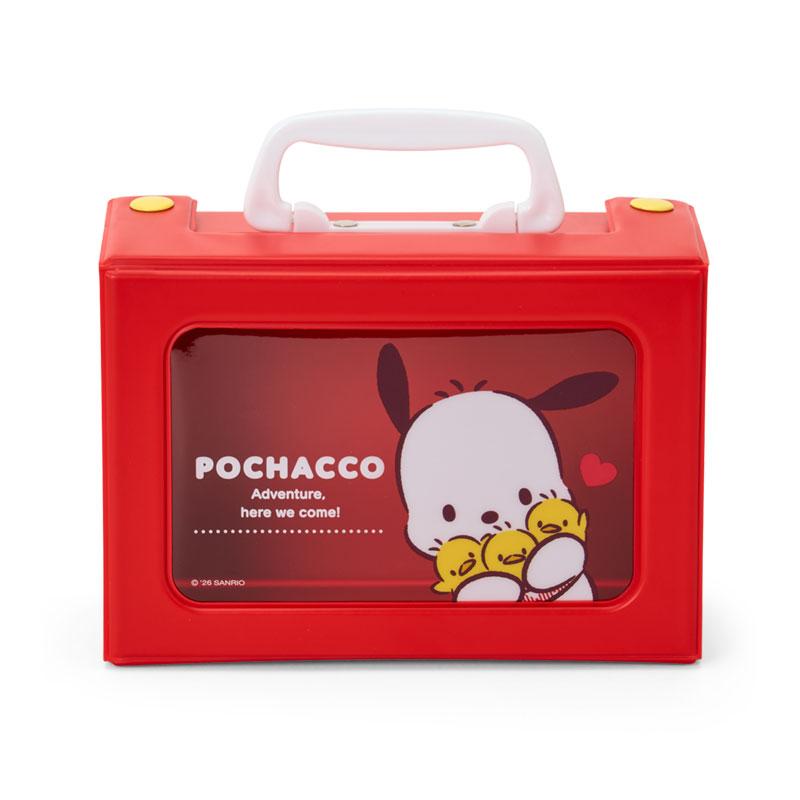 Japan Sanrio Original Trunk Case – Pochacco PC Loves Pee‑chans (Happy Birthday)