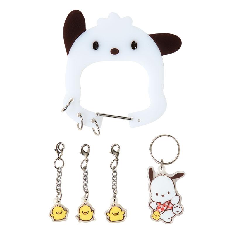Sanrio Pochacco PC “Loves Pi‑chanz” Charm Carabiner