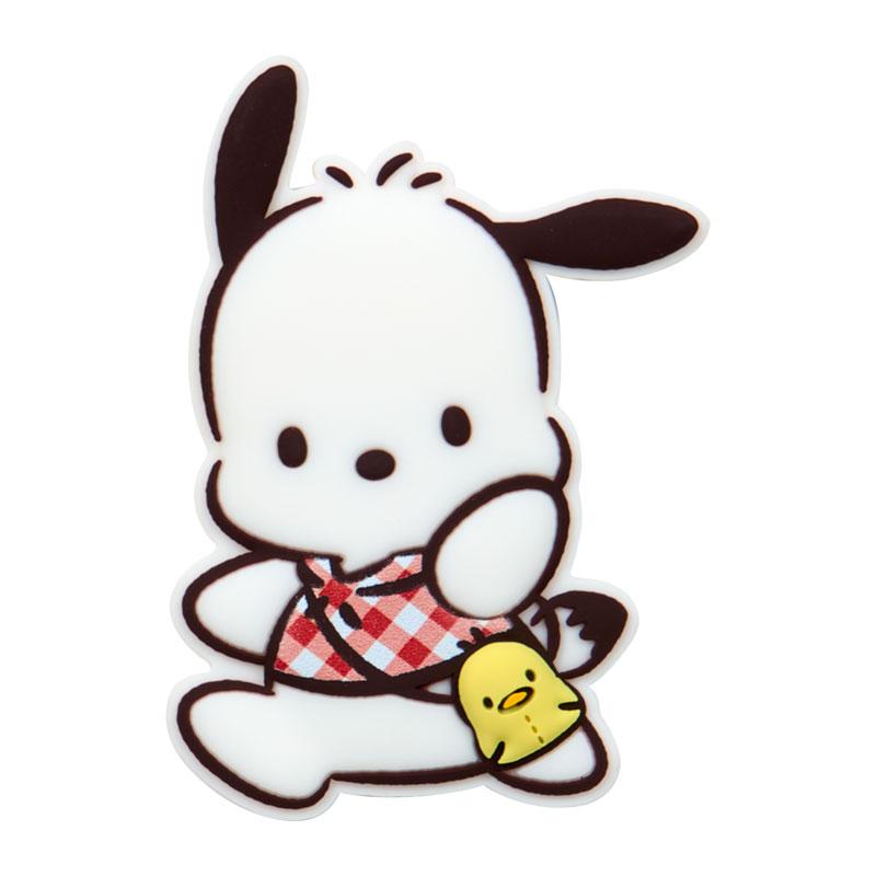 Japan Sanrio Original Magnet Set – Pochacco PC Loves Pee‑chans (Happy Birthday)