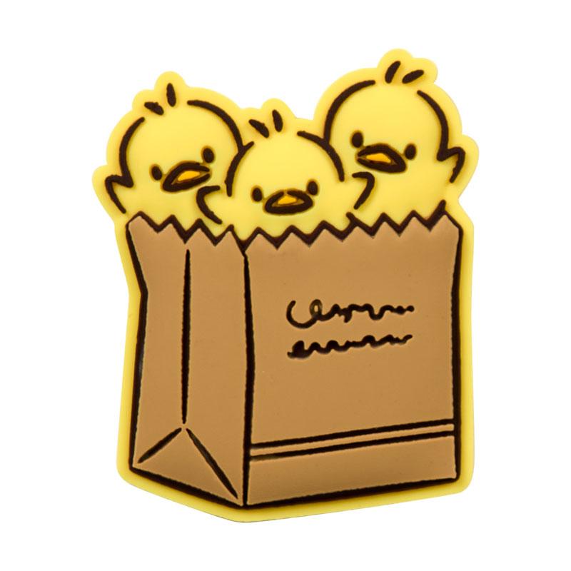 Japan Sanrio Original Magnet Set – Pochacco PC Loves Pee‑chans (Happy Birthday)