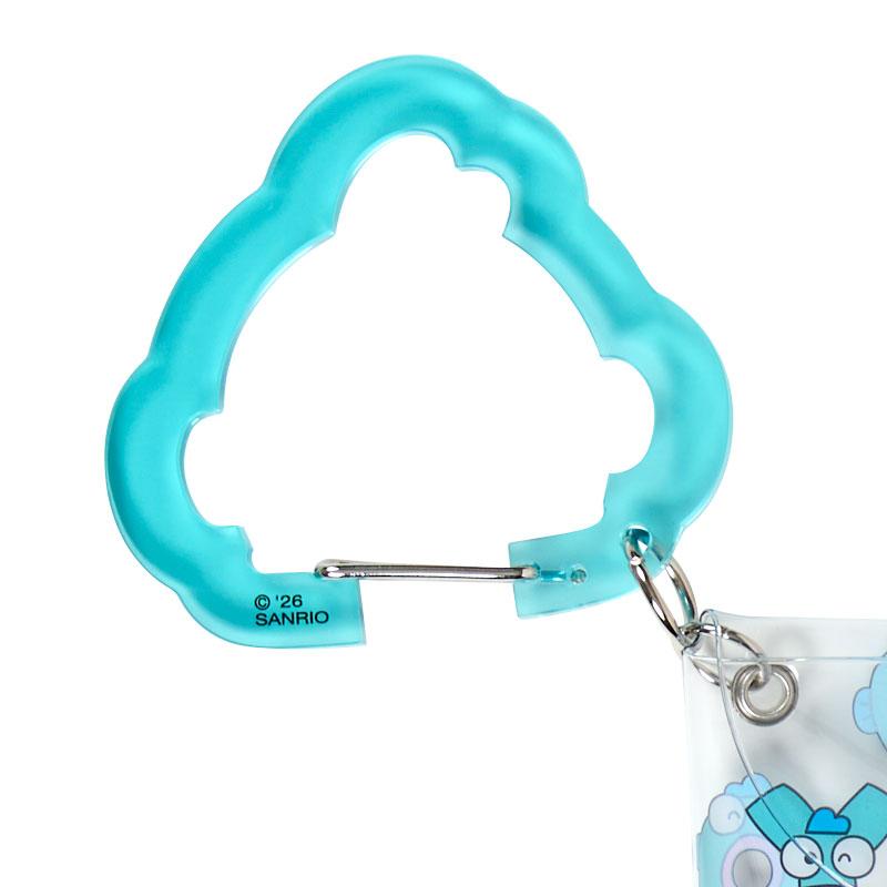 Sanrio Hangyodon HG Funny Face Clear Pouch with Carabiner