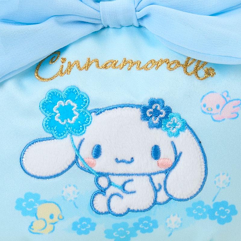 Sanrio Cinnamoroll CN Light Blue Clover Zipper Pouch