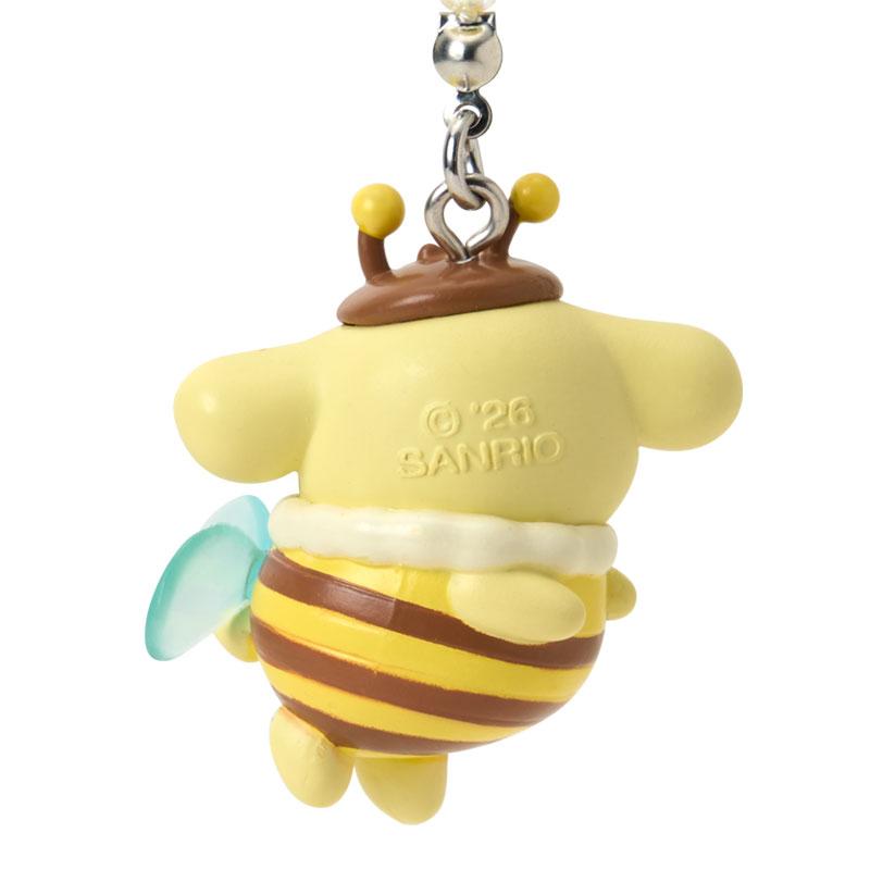 Sanrio Charm – Pompompurin PN (Flower‑Loving Bee)