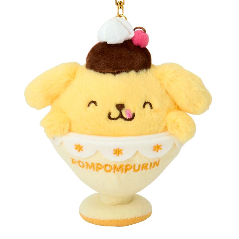 Sanrio Pompompurin PN Mascot Holder – 30th Anniversary “Purin de Manpuku Shiawase Purin”