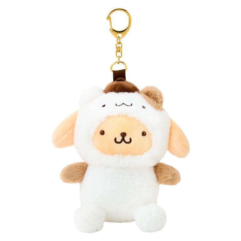 Sanrio Pompompurin PN Mascot Holder – Together With Beloved Friends