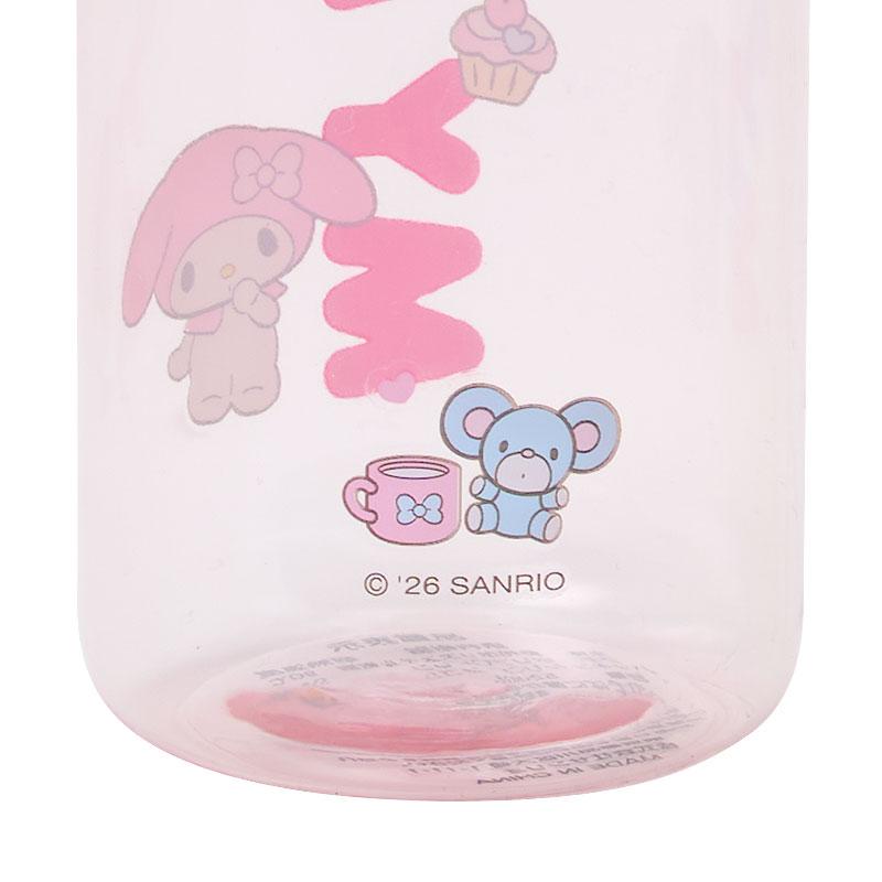 Sanrio My Melody MM Summer Breaktime Clear Bottle with Strap (520ml)