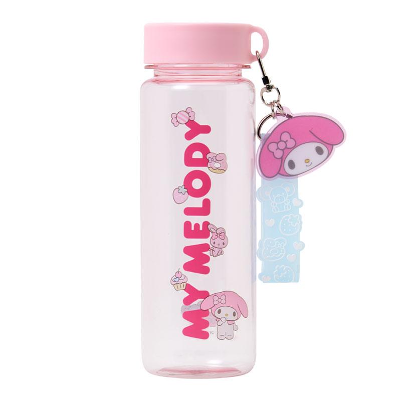 Sanrio My Melody MM Summer Breaktime Clear Bottle with Strap (520ml)