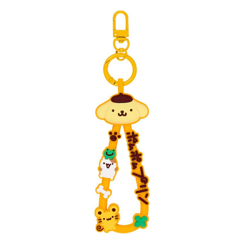 Sanrio Pompompurin PN Rubber Cord Key Holder – 2026 Character Ranking Vol.1