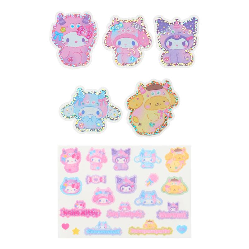 Sanrio Characters MX Sticker Set – Colorful Pop Monster