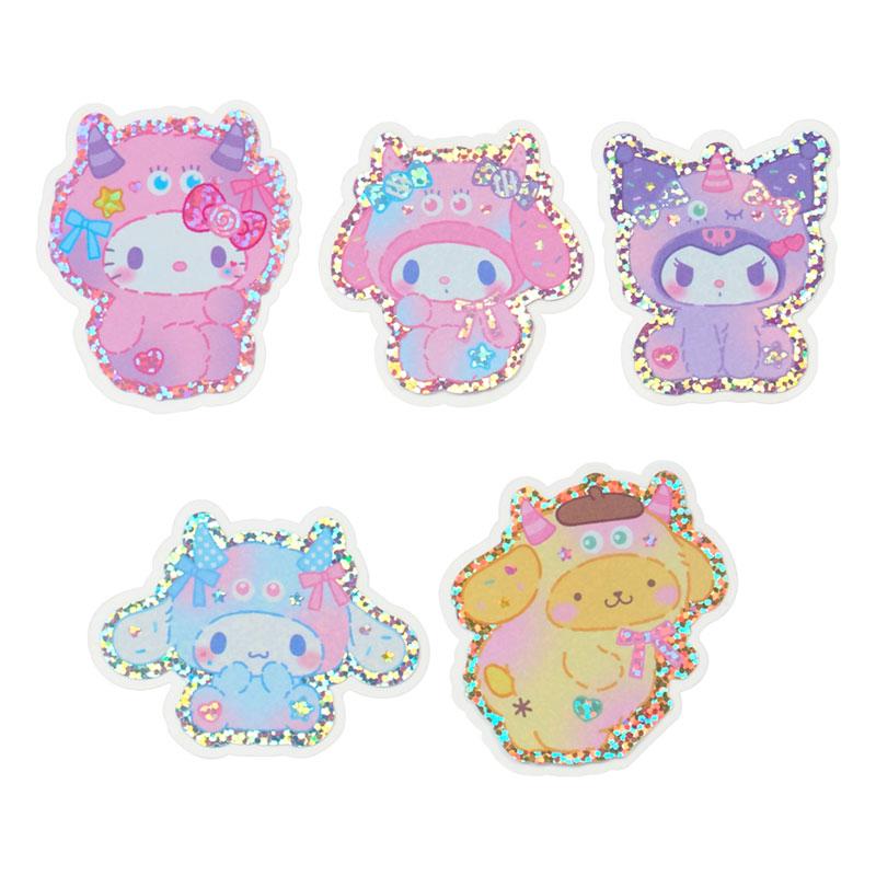 Sanrio Characters MX Sticker Set – Colorful Pop Monster