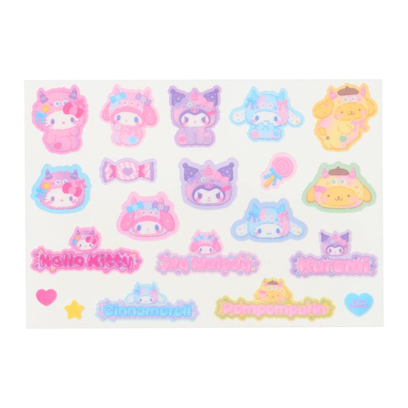 Sanrio Characters MX Sticker Set – Colorful Pop Monster
