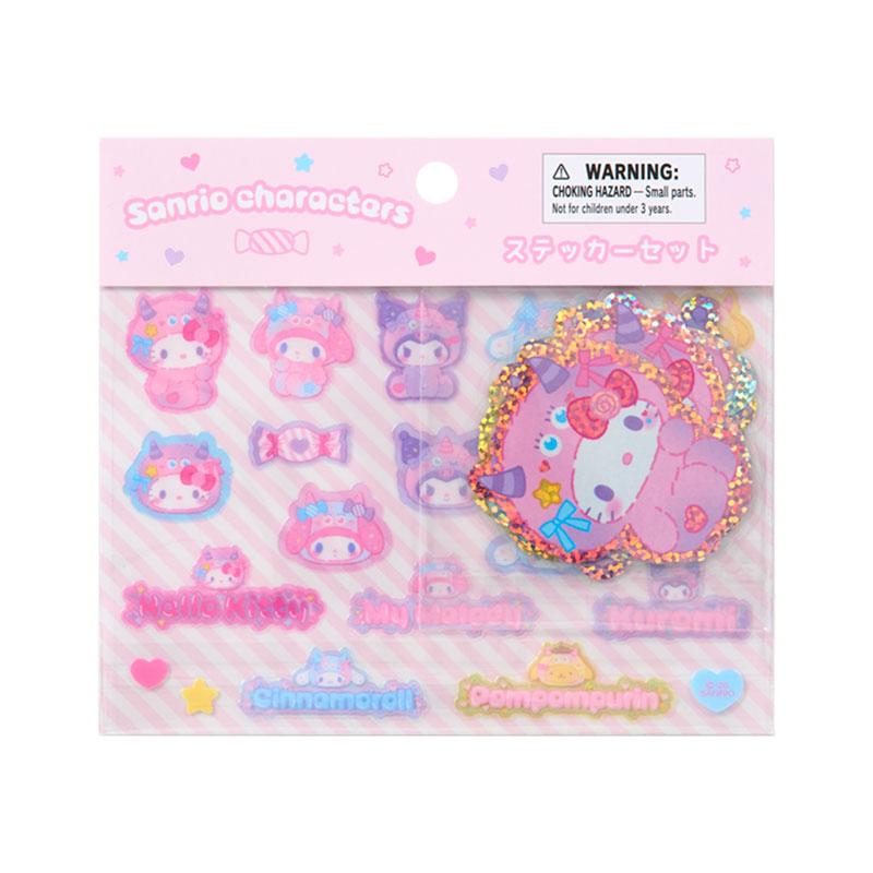 Sanrio Characters MX Sticker Set – Colorful Pop Monster